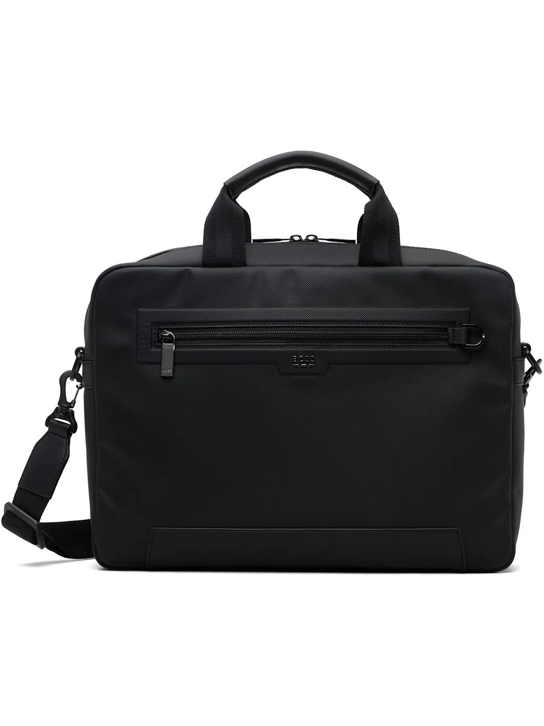 Black Logo Flag Document Briefcase - 1
