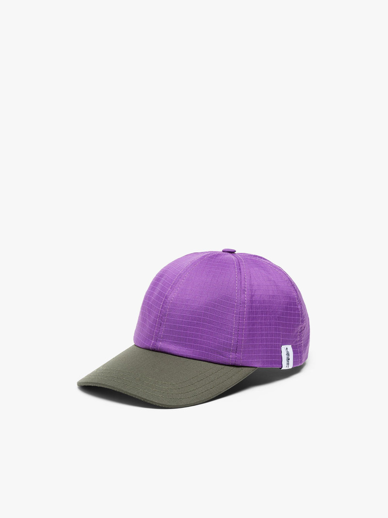 TIPPING PURPLE NYLON & RAINTEC BASEBALL CAP | ACC-HA04 1