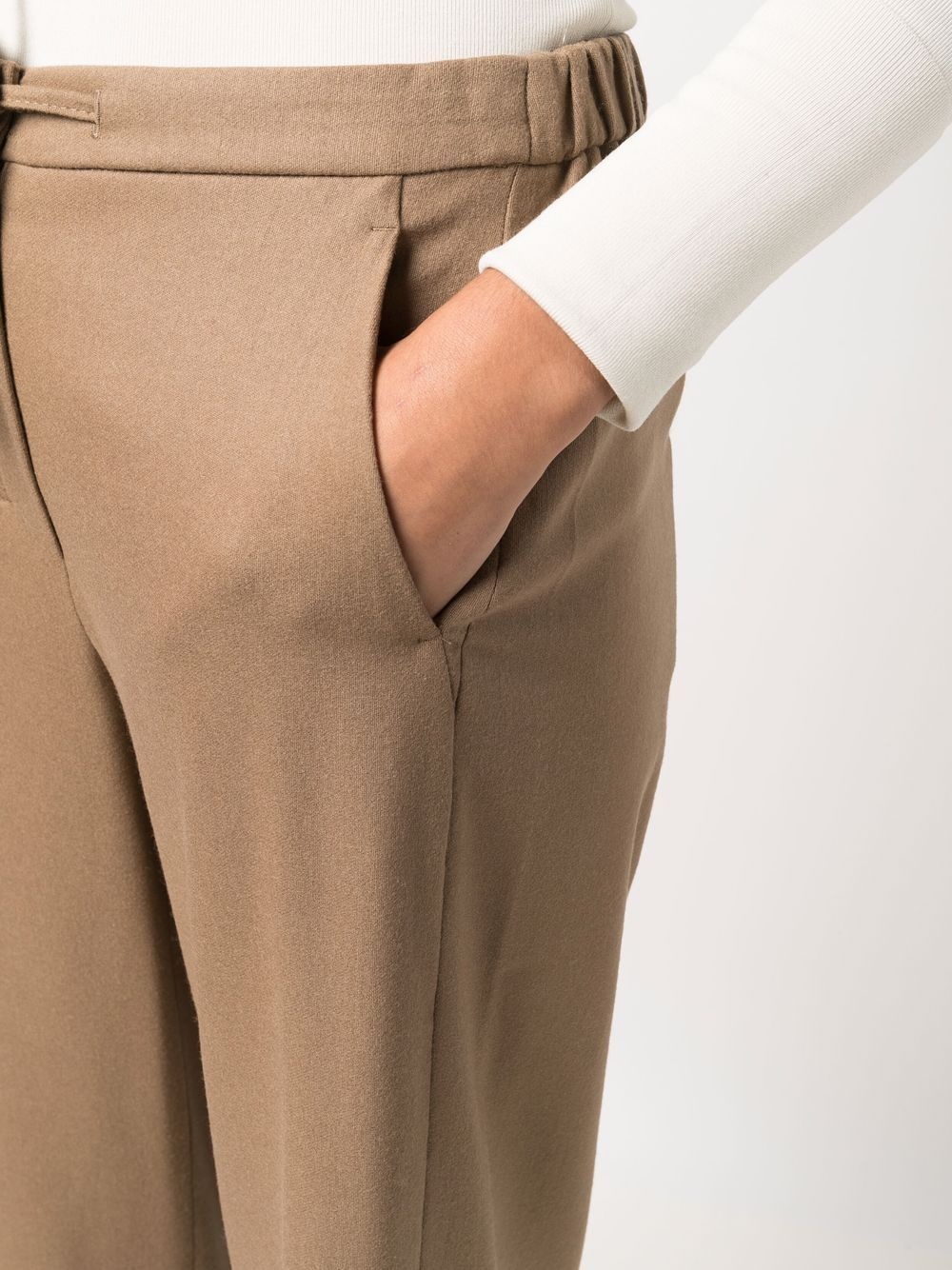 drawstring-waist trousers - 5