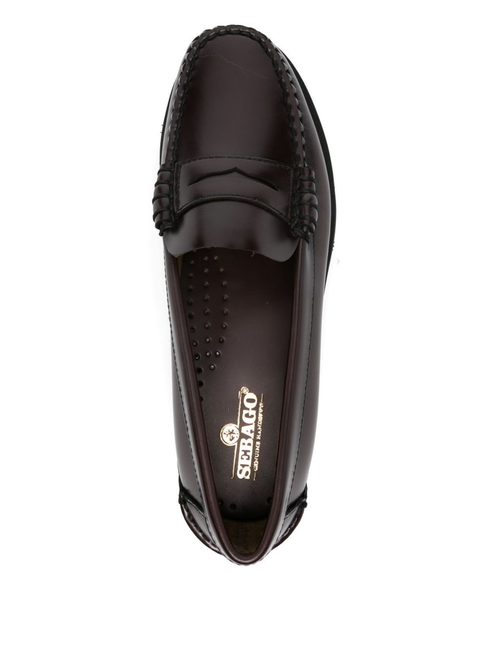 penny leather loafers - 4
