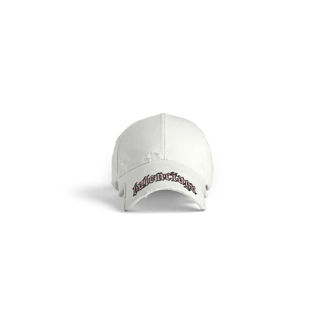 Blackletter Script Cap in Dirty White - 1
