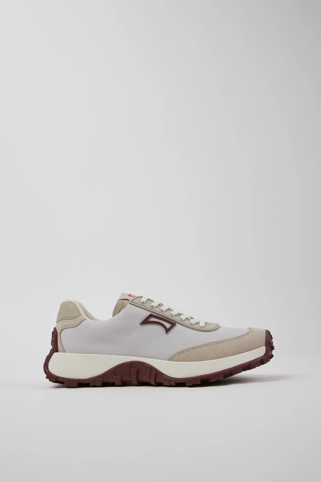 Drift Trail Gray Textile and Leather Nubuck Sneakers for Women. - 1