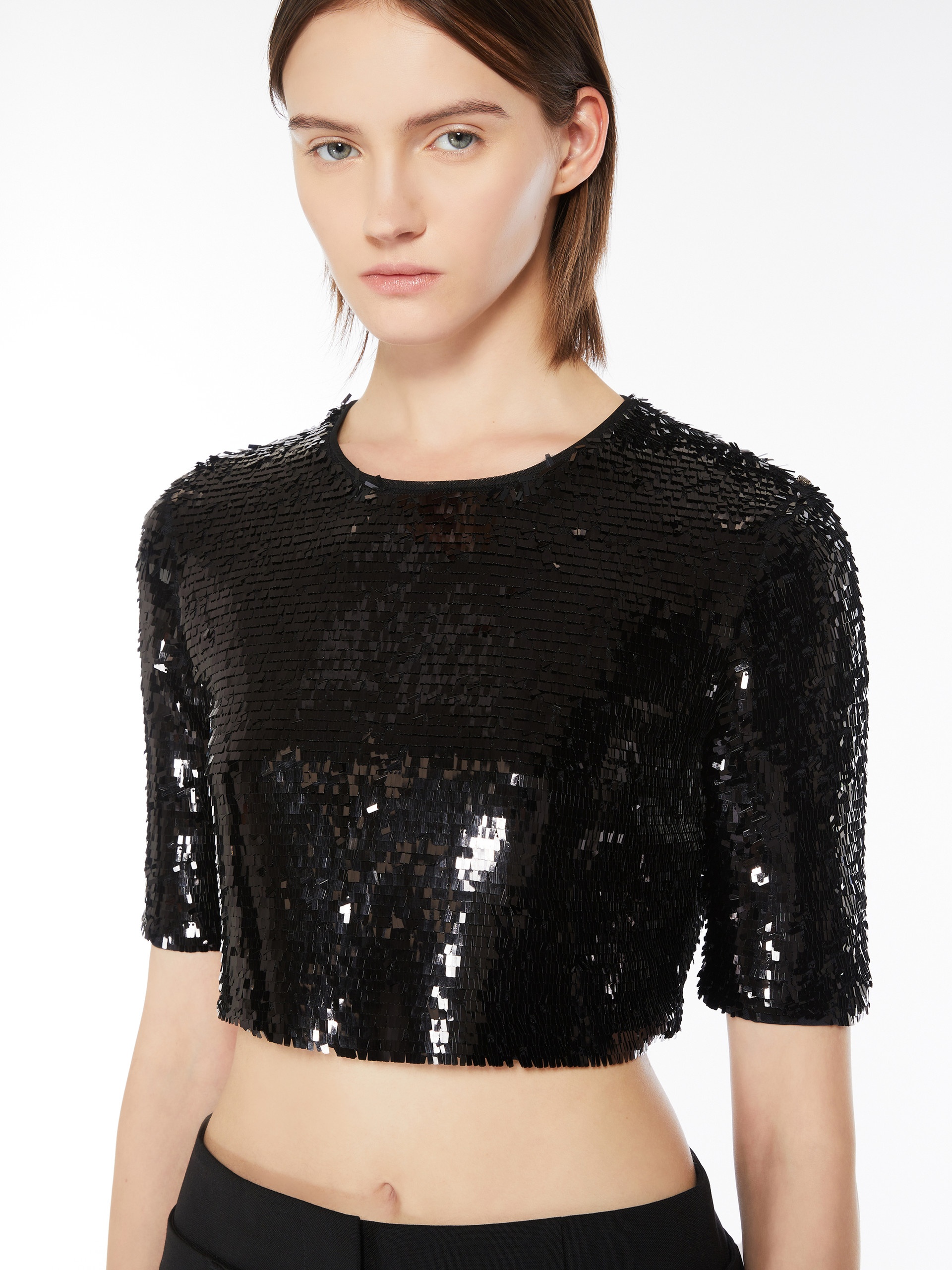 VONGOLA Short sequin top - 5