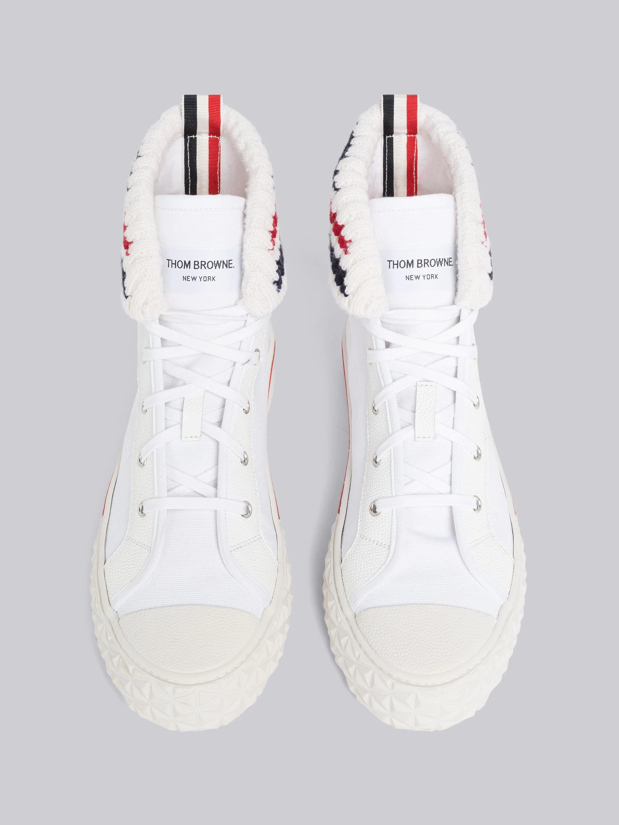 Canvas Tartan Collegiate High Top - 4