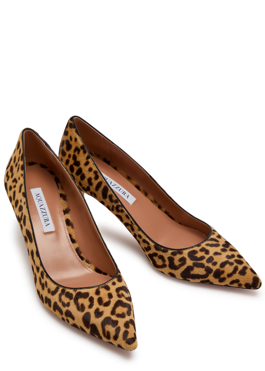 Aquazzura Purist 65 Leopard-print Leather Pumps - 3