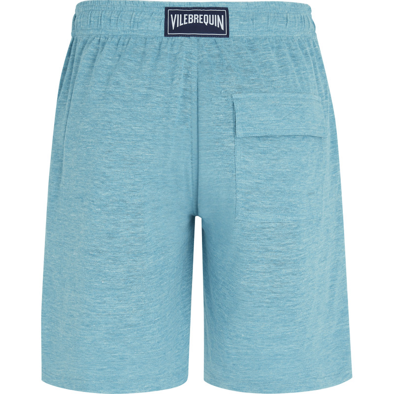 Vilebrequin Unisex Linen Bermuda Shorts Solid outlook