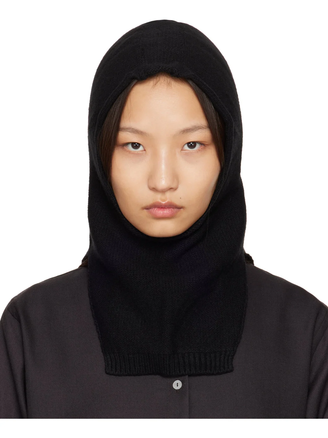 Black Anorak Hood - 1