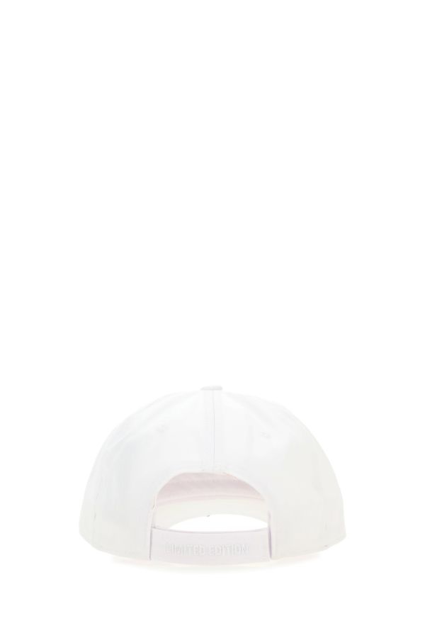 White cotton baseball cap - 3