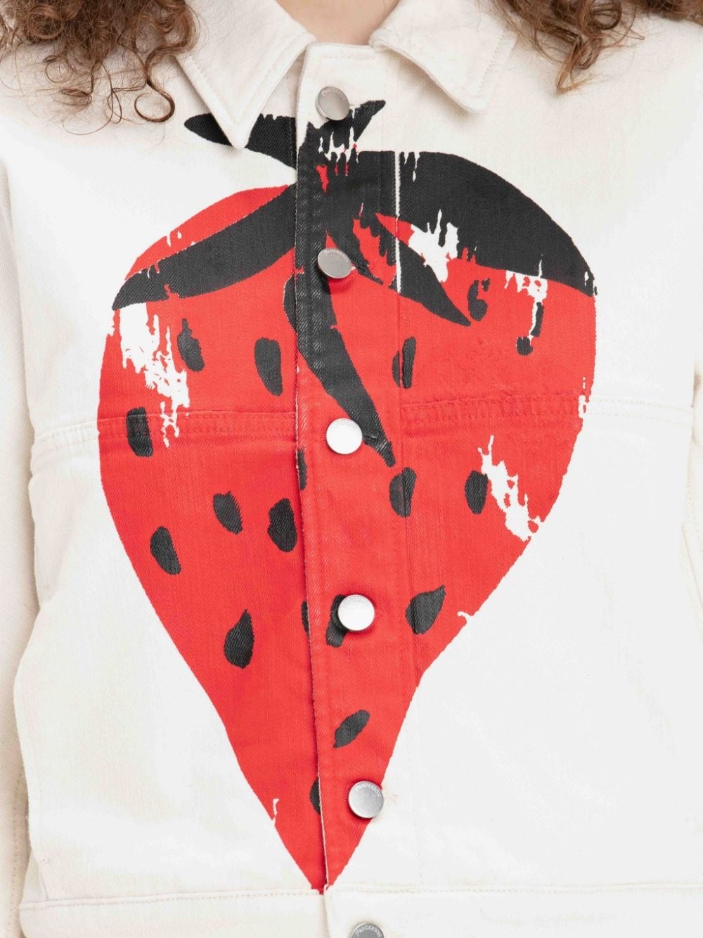 VOLUME SLEEVE STRAWBERRY JACKET - 5