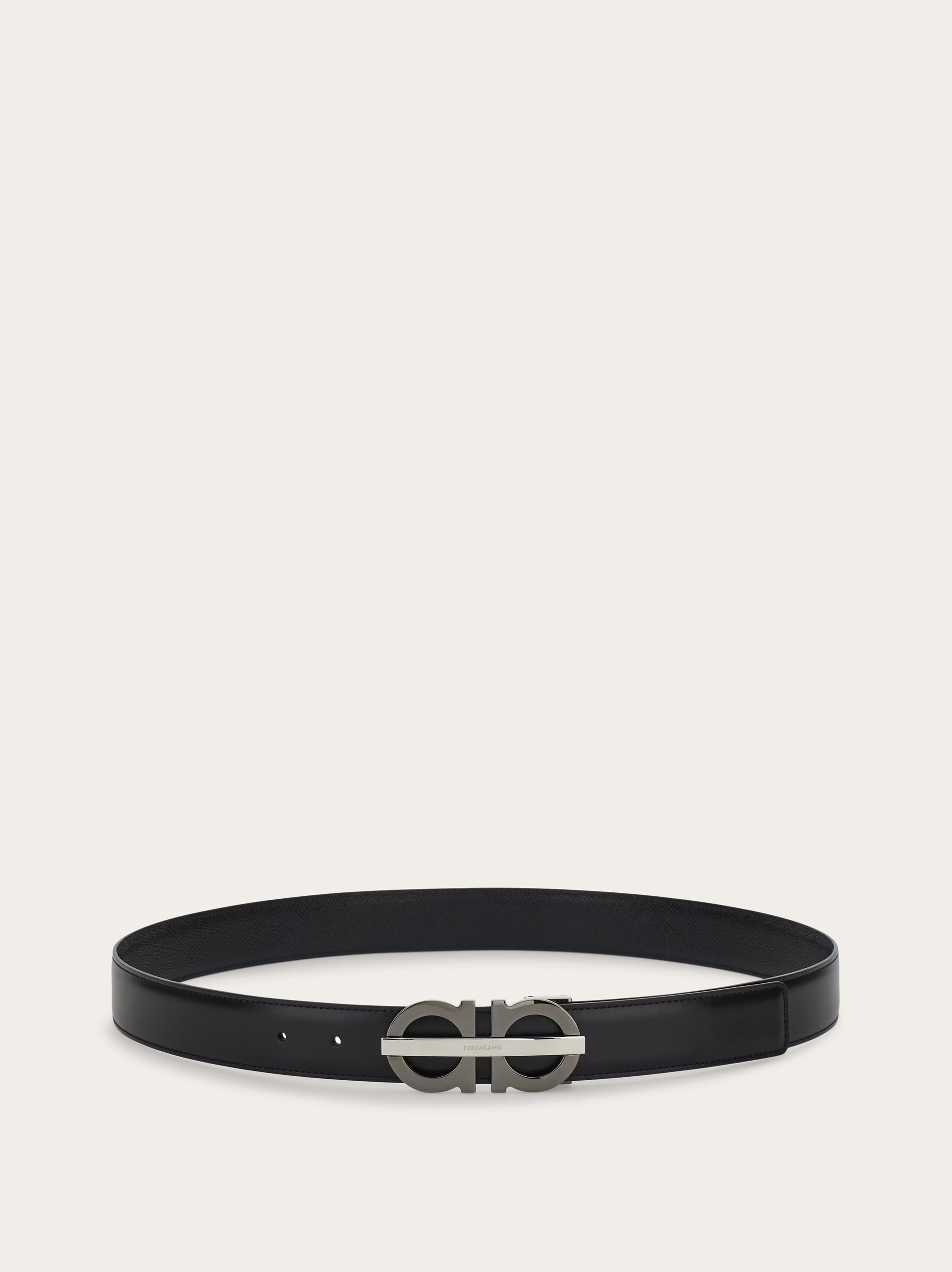 Reversible and adjustable Gancini belt - 3