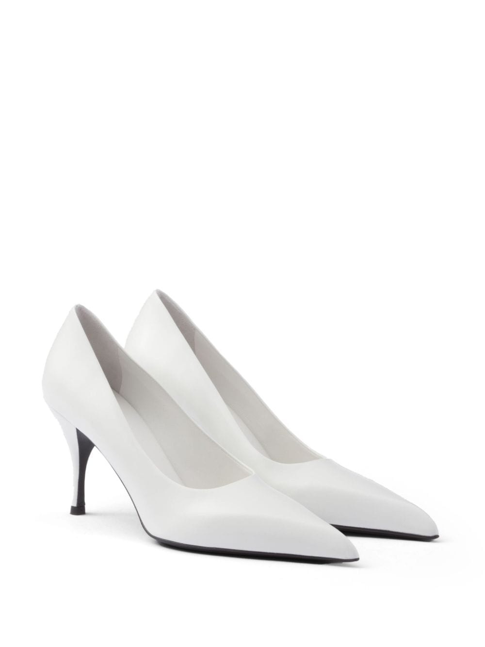 85mm leather pumps - 2