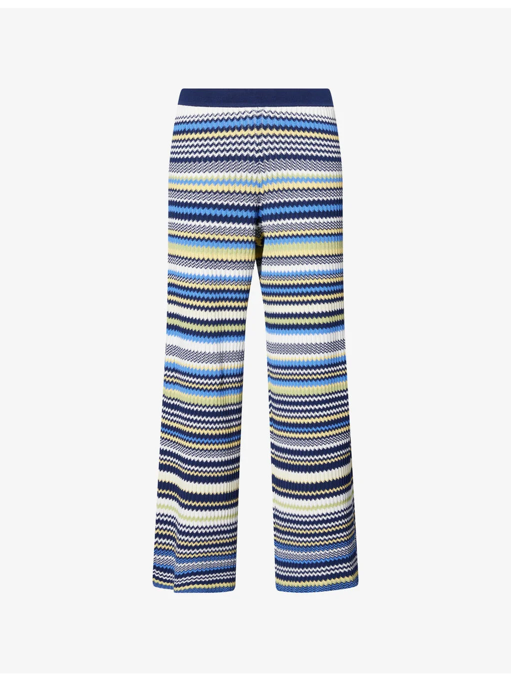 Farrah Graphic-Pattern Woven Trousers - 1