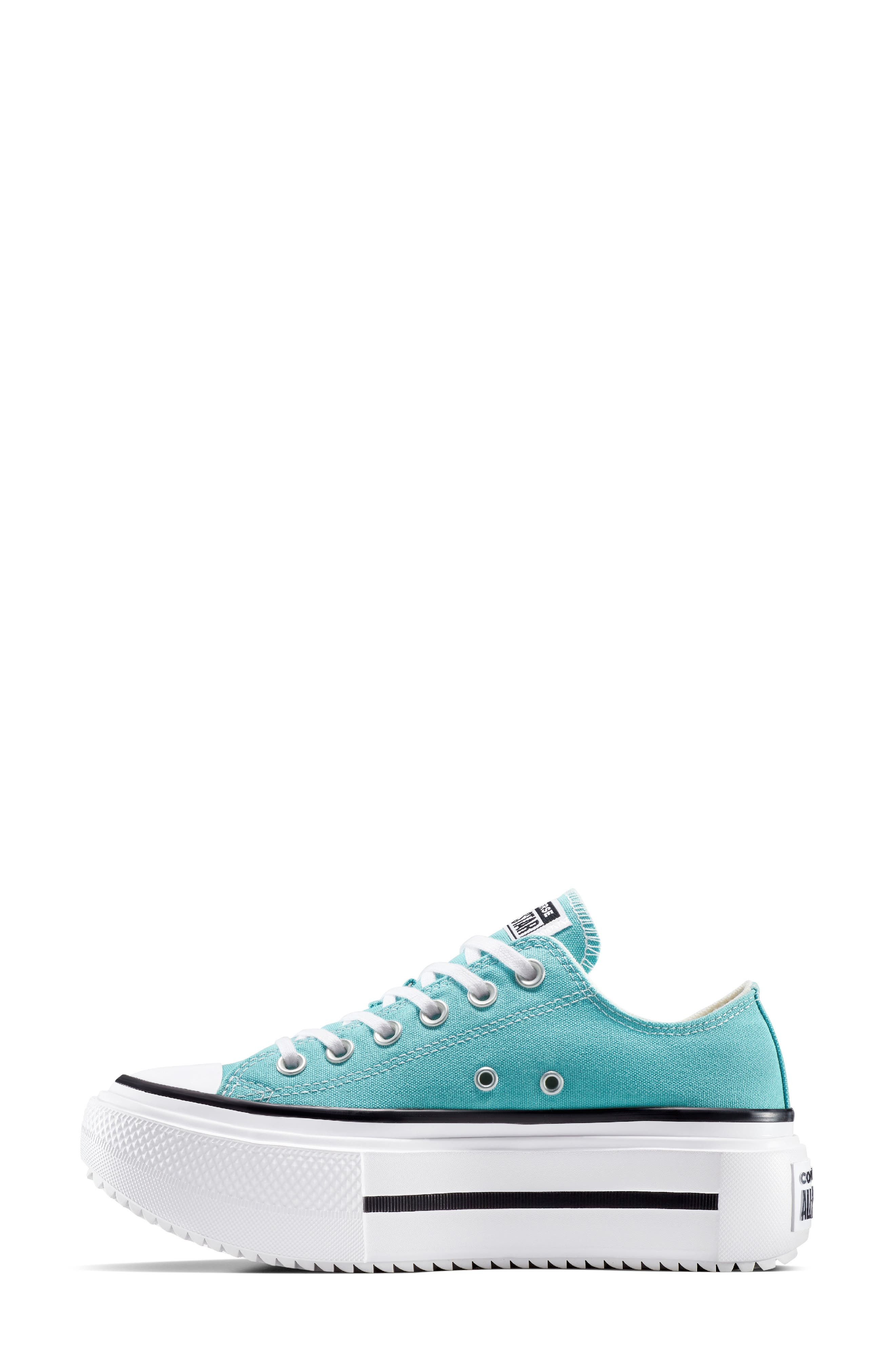 Converse Gender Inclusive Chuck Taylor All Star Lift Double Stack Low Top Platform Sneaker in Deja B - 7