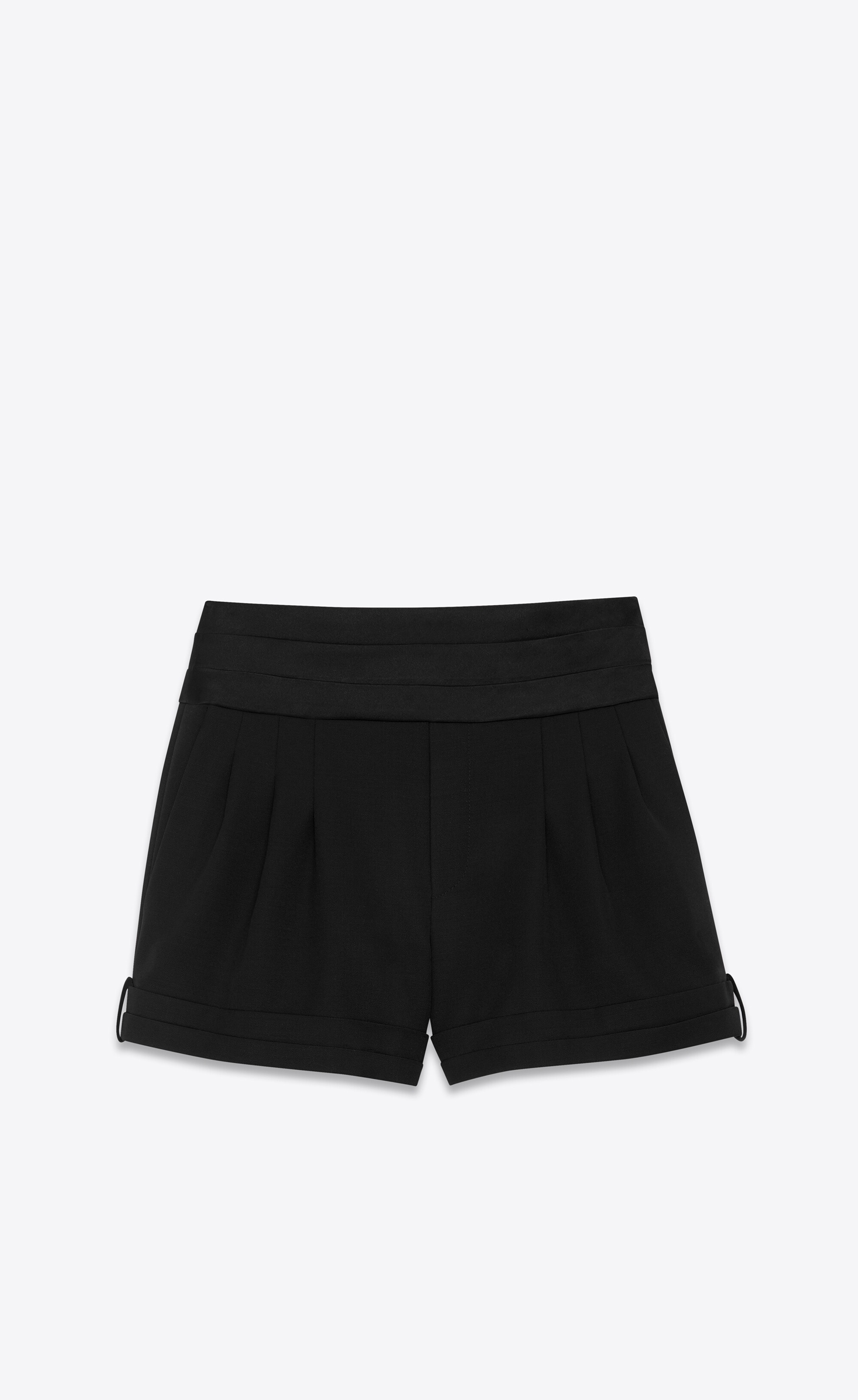 short tuxedo in saint laurent grain de poudre - 1