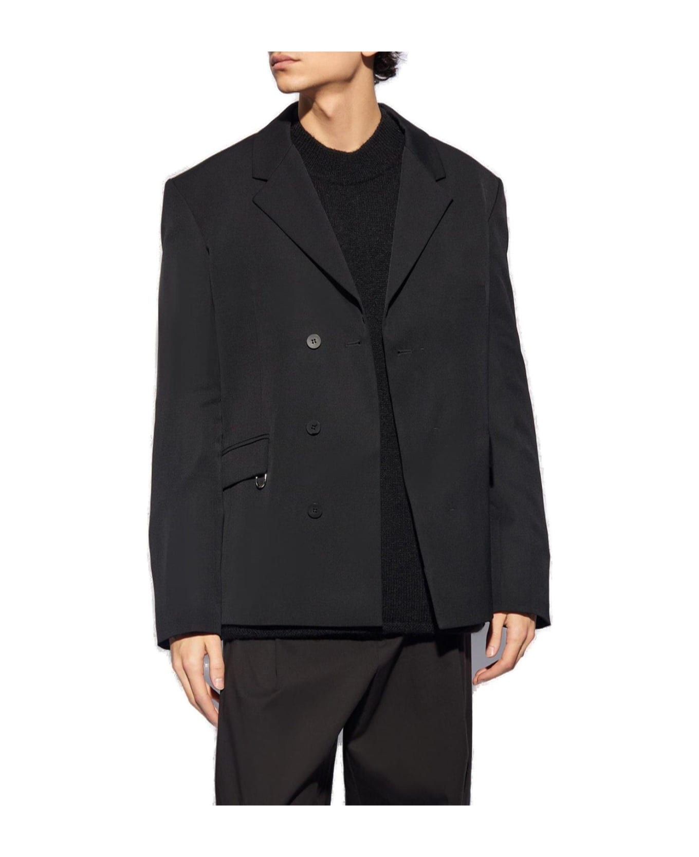 Single Breasted Sleeved Blazer - 2
