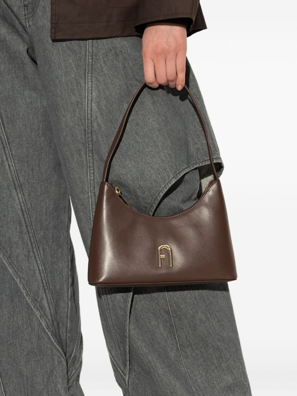 mini Diamond leather shoulder bag - 2
