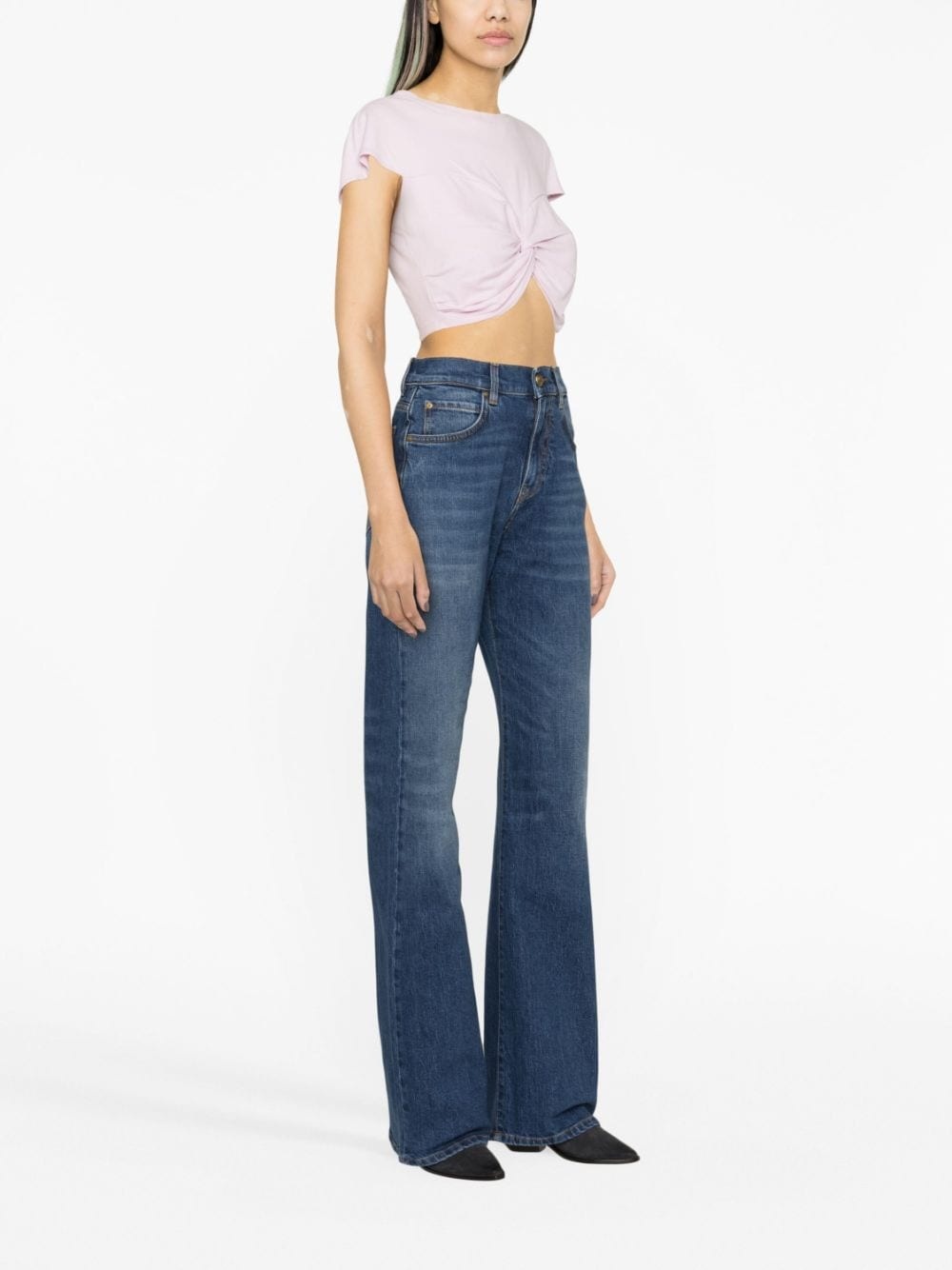 wide-leg jeans - 4