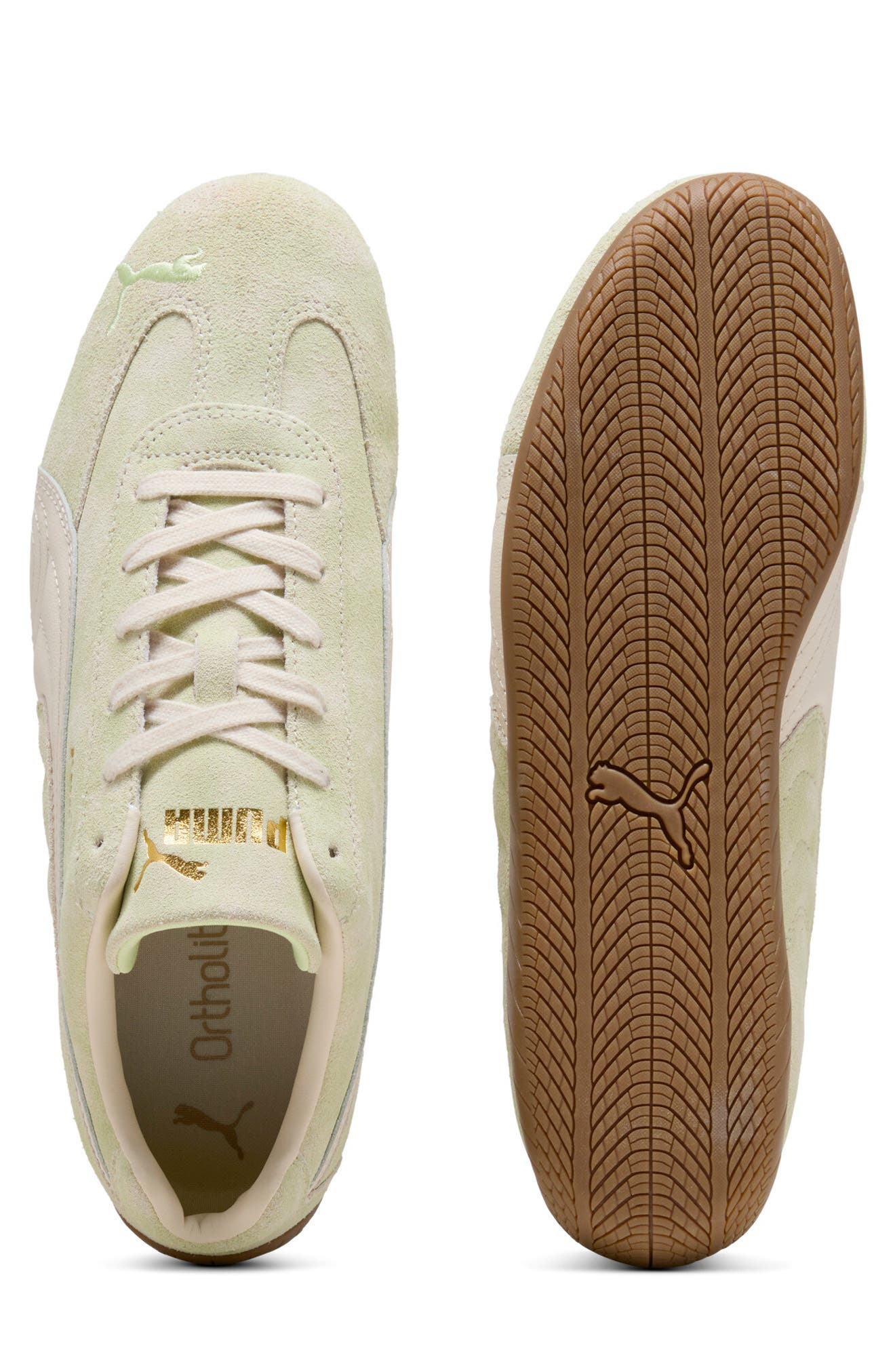 PUMA Speedcat Faded Sneaker in Cool Cucumber/Alpine Snow at Nordstrom - 6