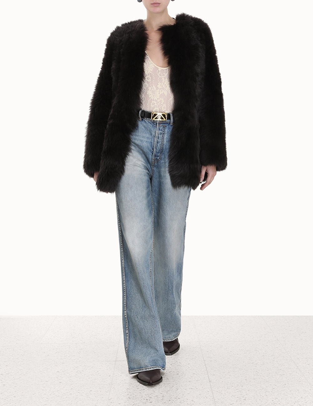 LUMINOSITY SHEARLING JACKET - 2