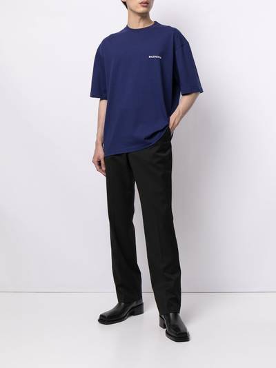 BALENCIAGA logo-print cotton T-shirt outlook