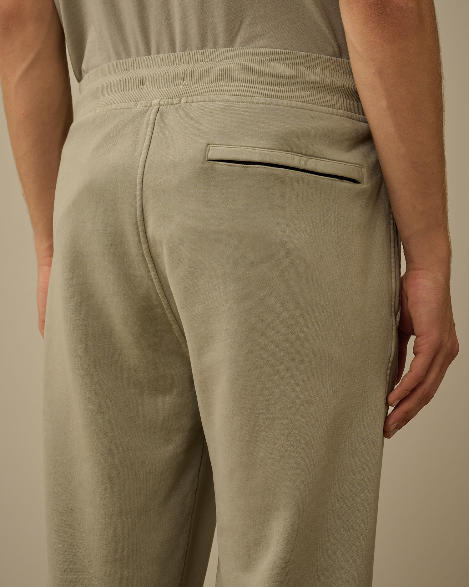 Brushed and Emerized Diagonal Fleece Logo Sweatpants - 6
