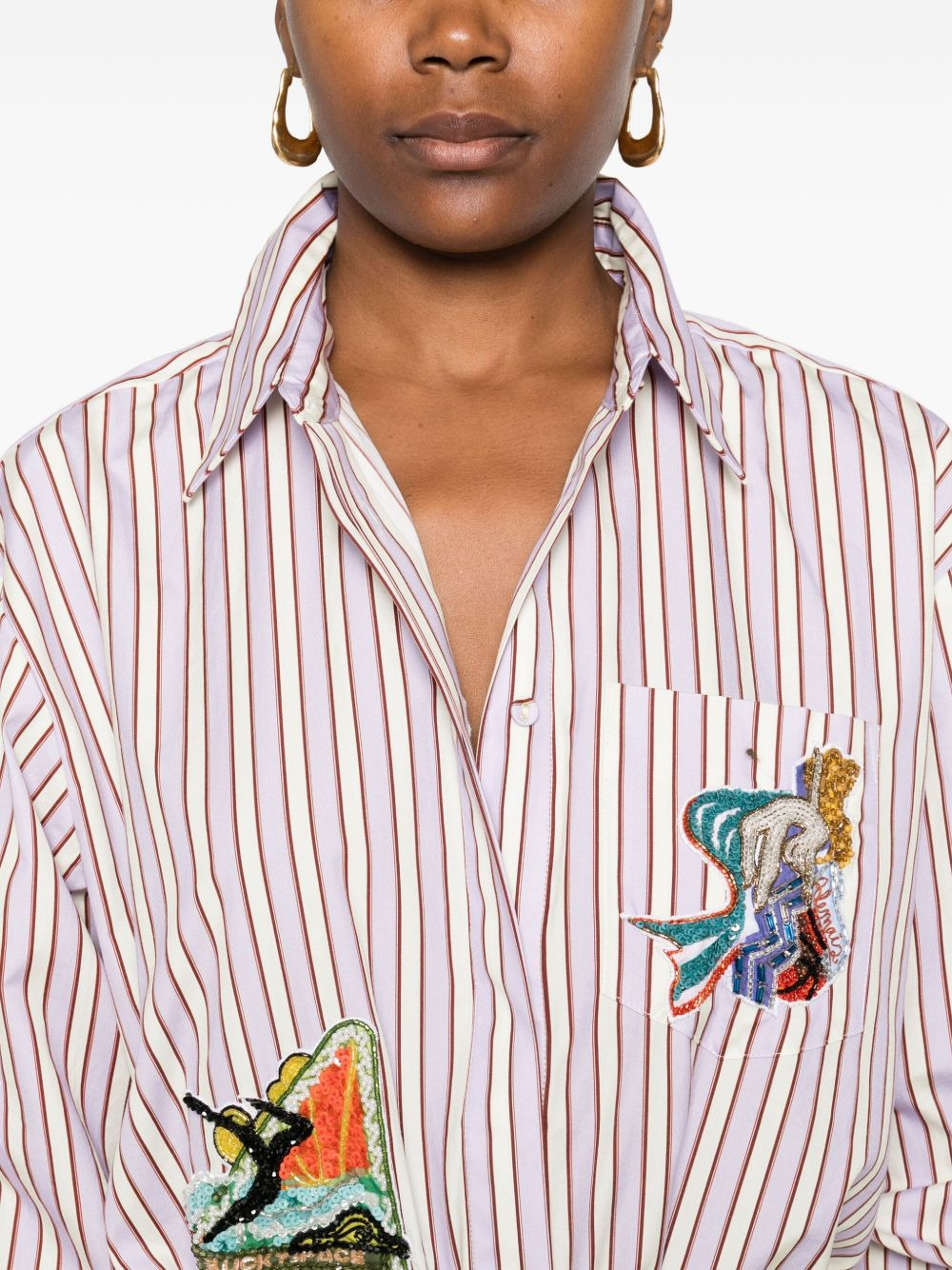 Lucky Pace embellished shirt - 5
