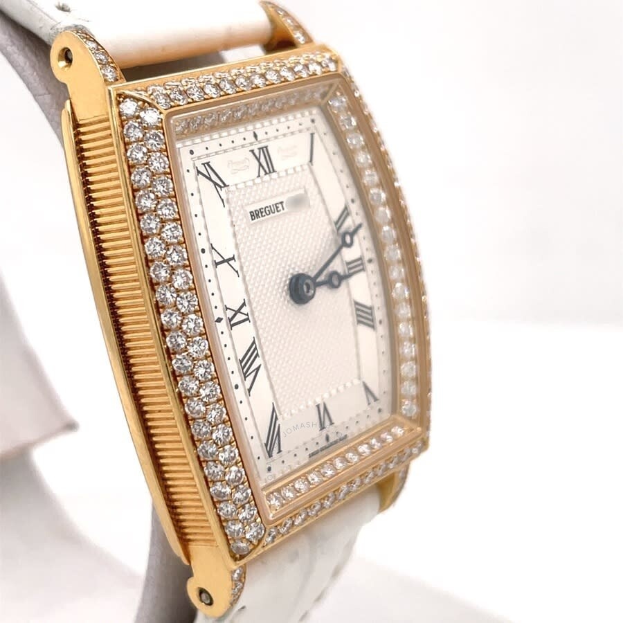 Pre-owned Breguet Heritage Automatic Diamond Silver Dial Ladies Watch 8671 - 3