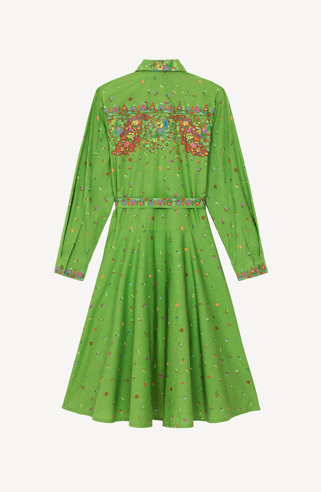 'Paisley Flower' shirt dress - 7