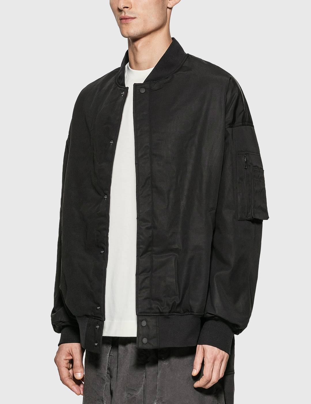 Rear Logo Bomber Jacket - 3