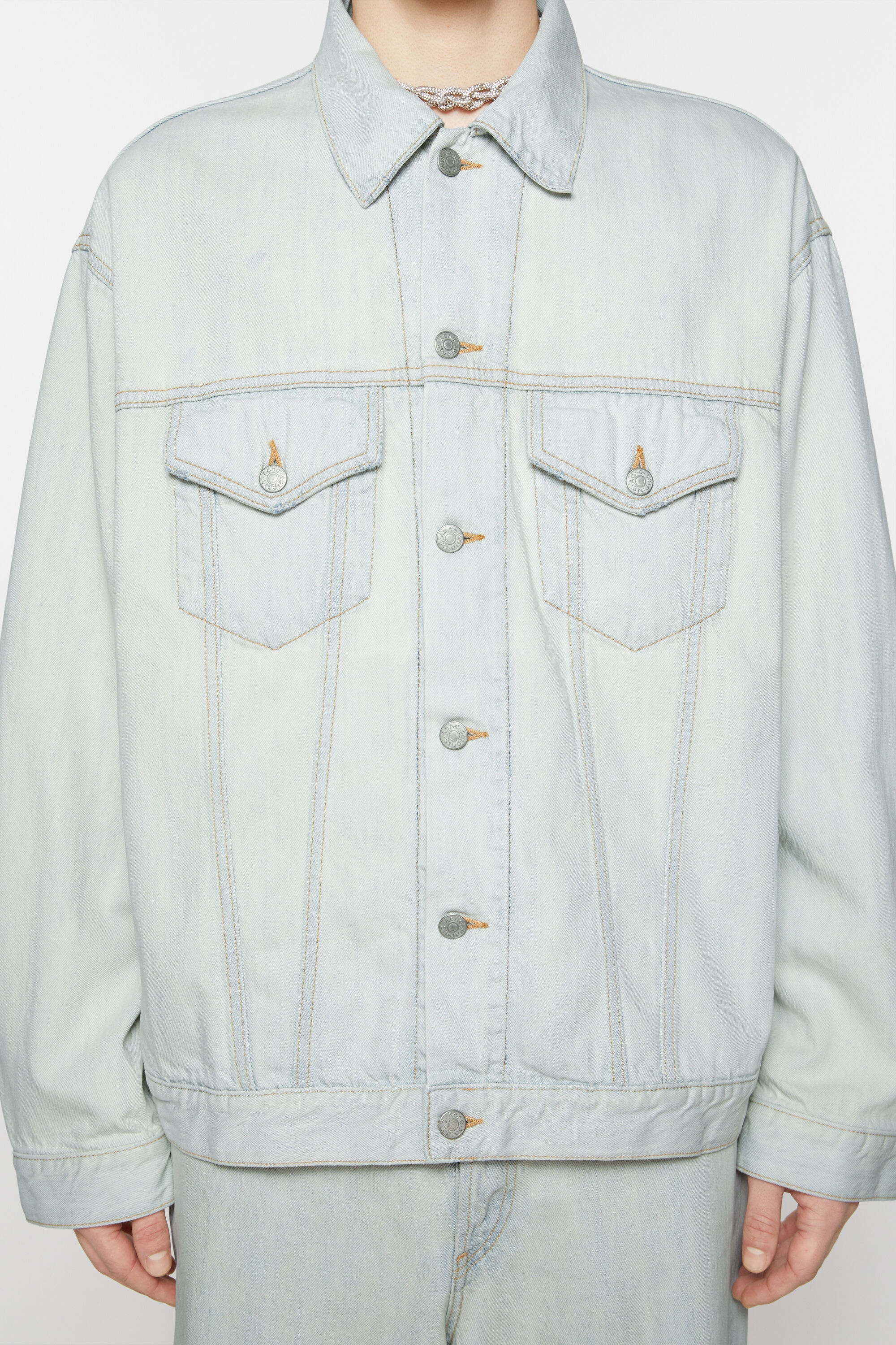 Denim jacket - Relaxed fit - Light blue - 5