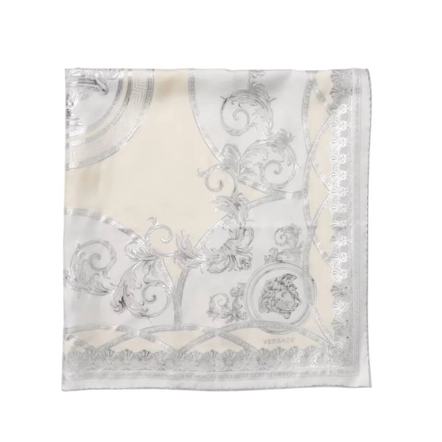 Versace Baroque Motifs Silk Scarf - 1