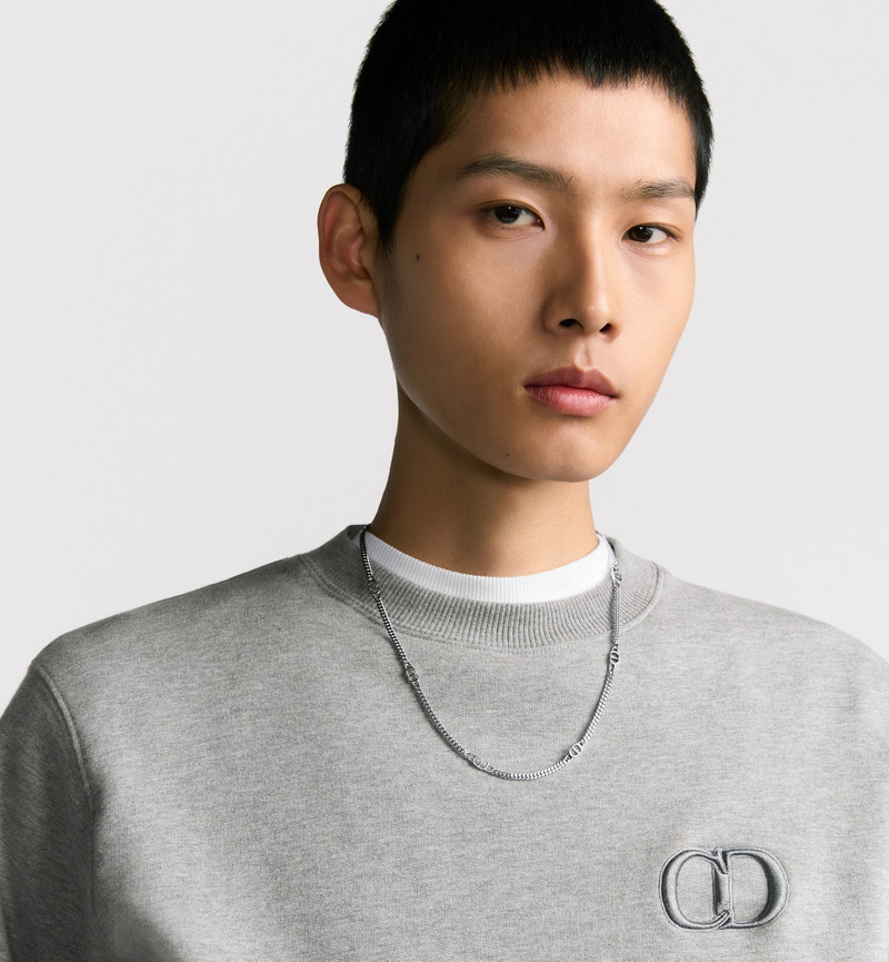 Dior CD Icon Thin Chain Link Necklace outlook