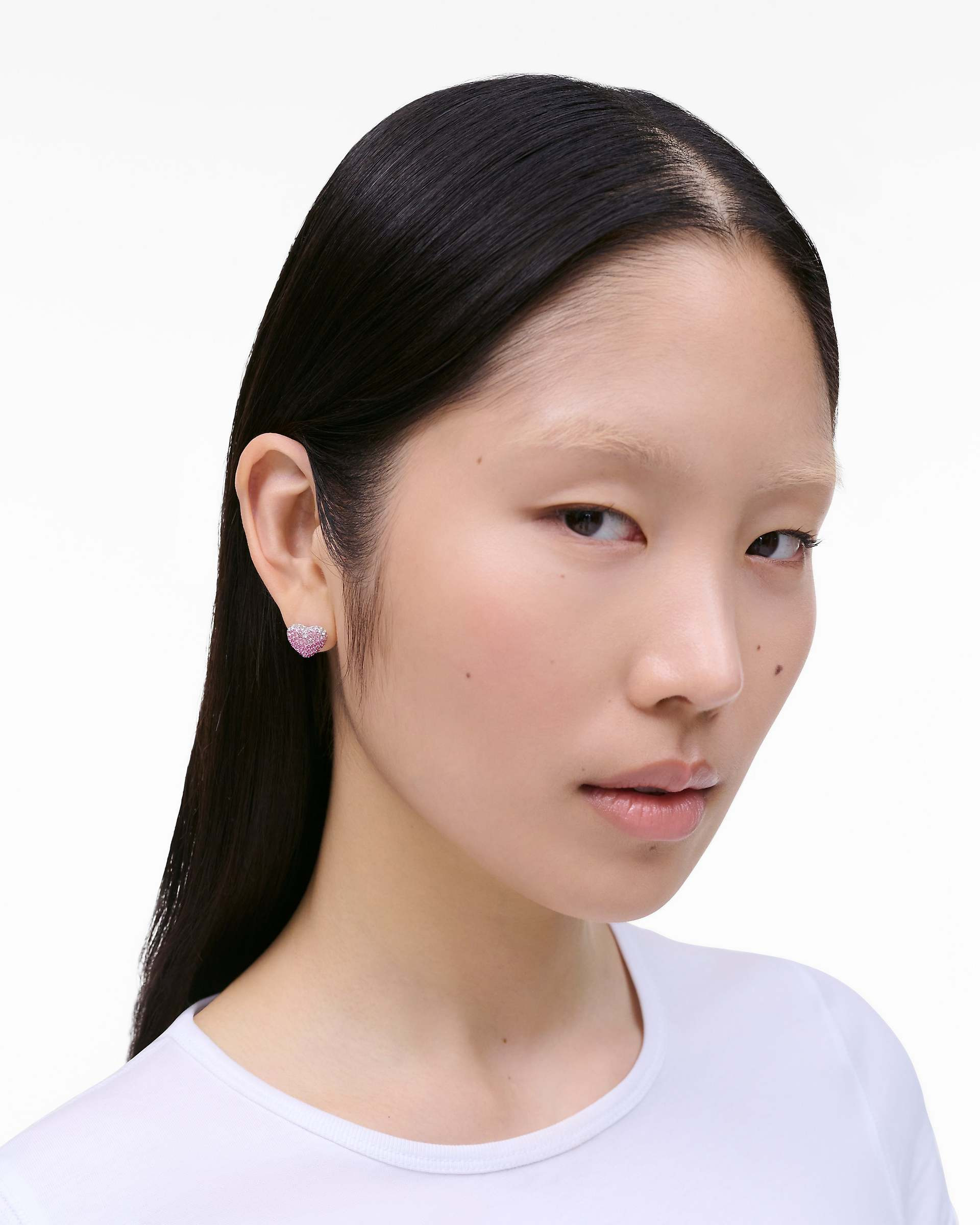 THE HEART BALLOON PAVE EARRINGS - 2