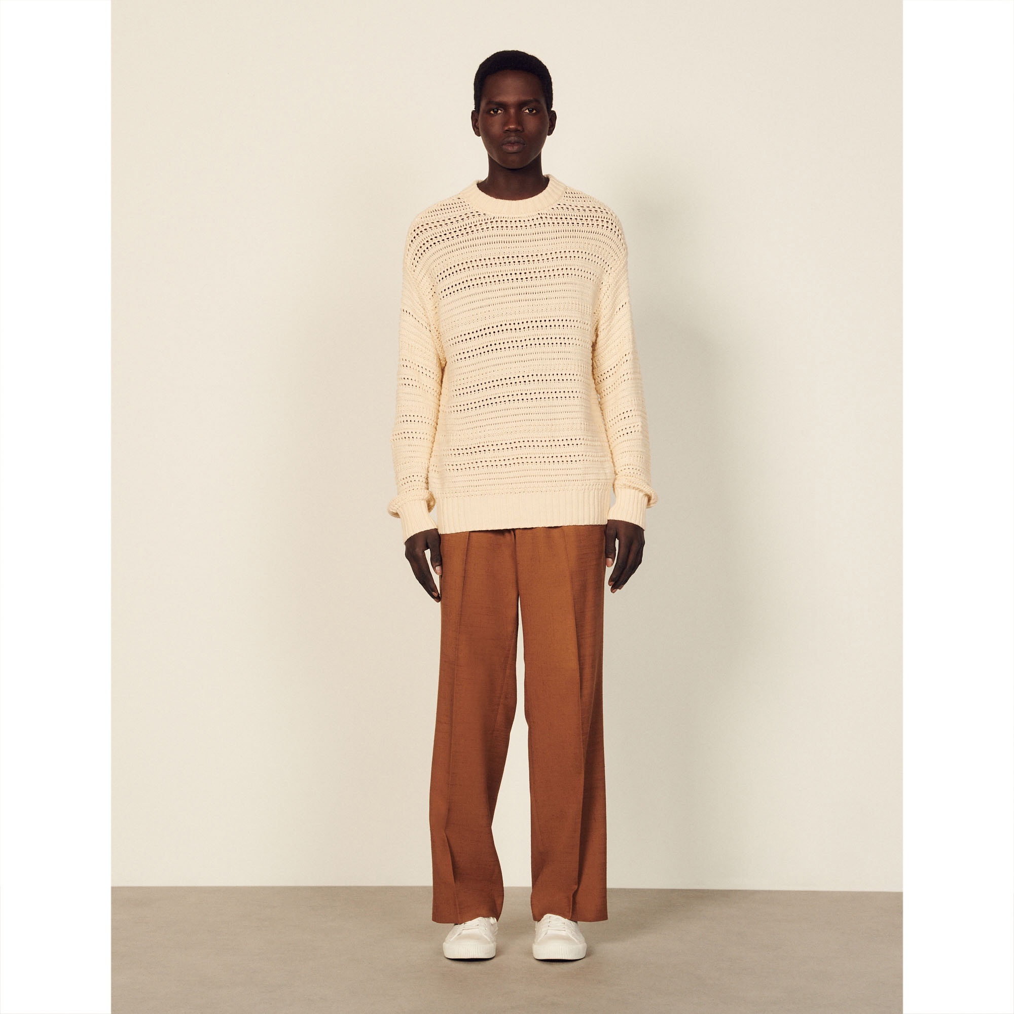 Openwork knit sweater - 7