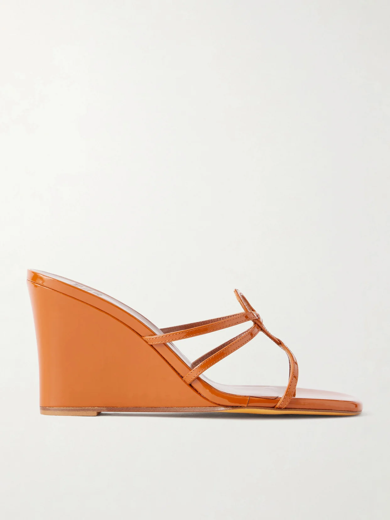 70 Opera Leather Wedge Sandals - 1