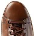 Warwick Burnished-Leather Sneakers - 23