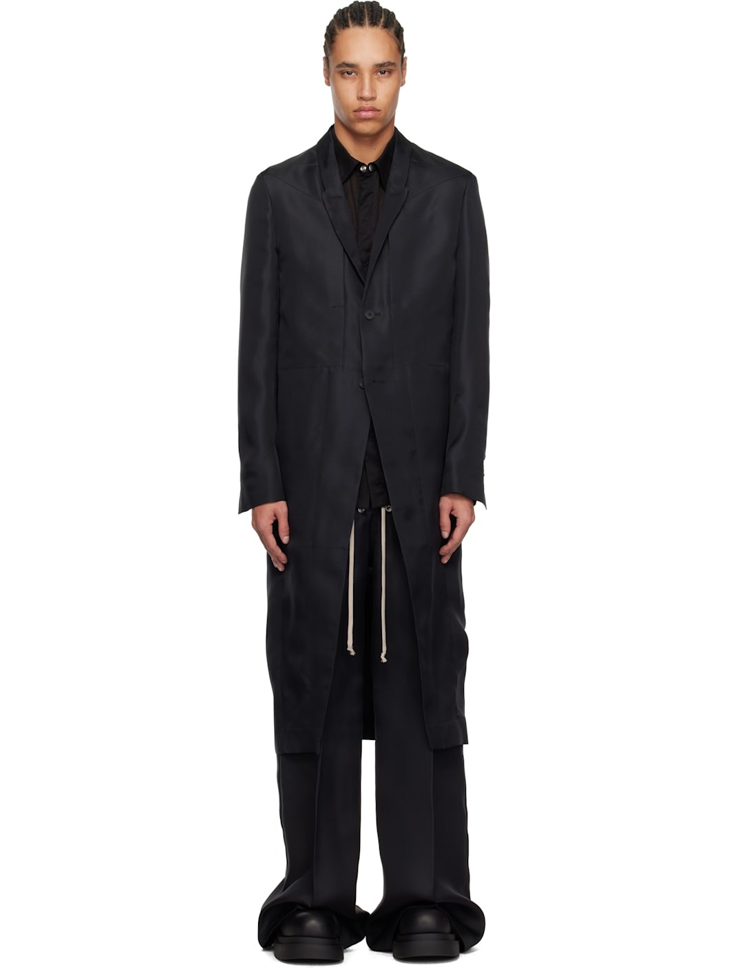 Black Hollywood Lido Coat - 1