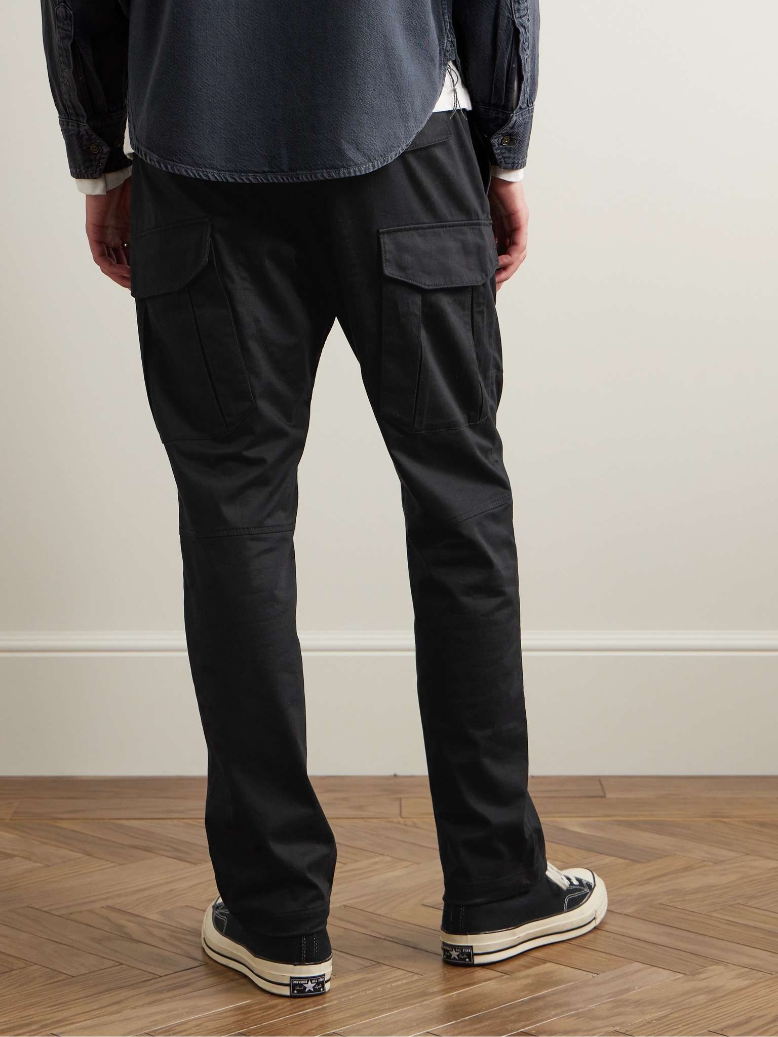 Flynt Straight-Leg Cotton-Blend Cargo Trousers - 4