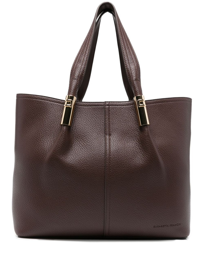 clasp-detail tote bag 1