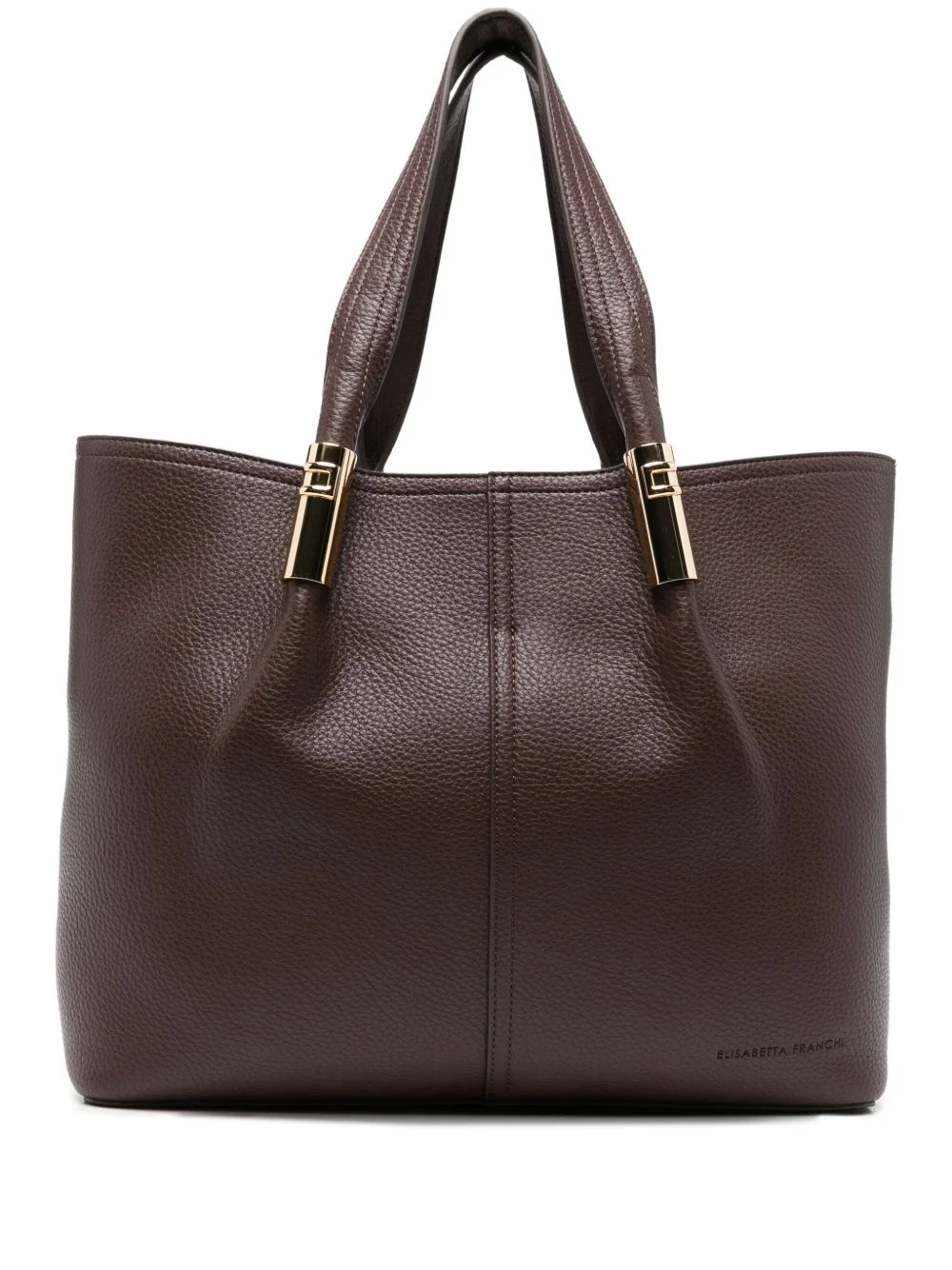 clasp-detail tote bag - 1