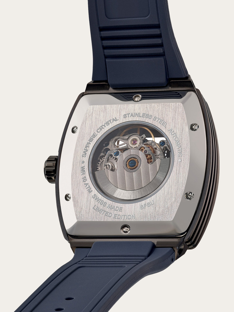 Ferragamo tonneau Skeleton watch 5