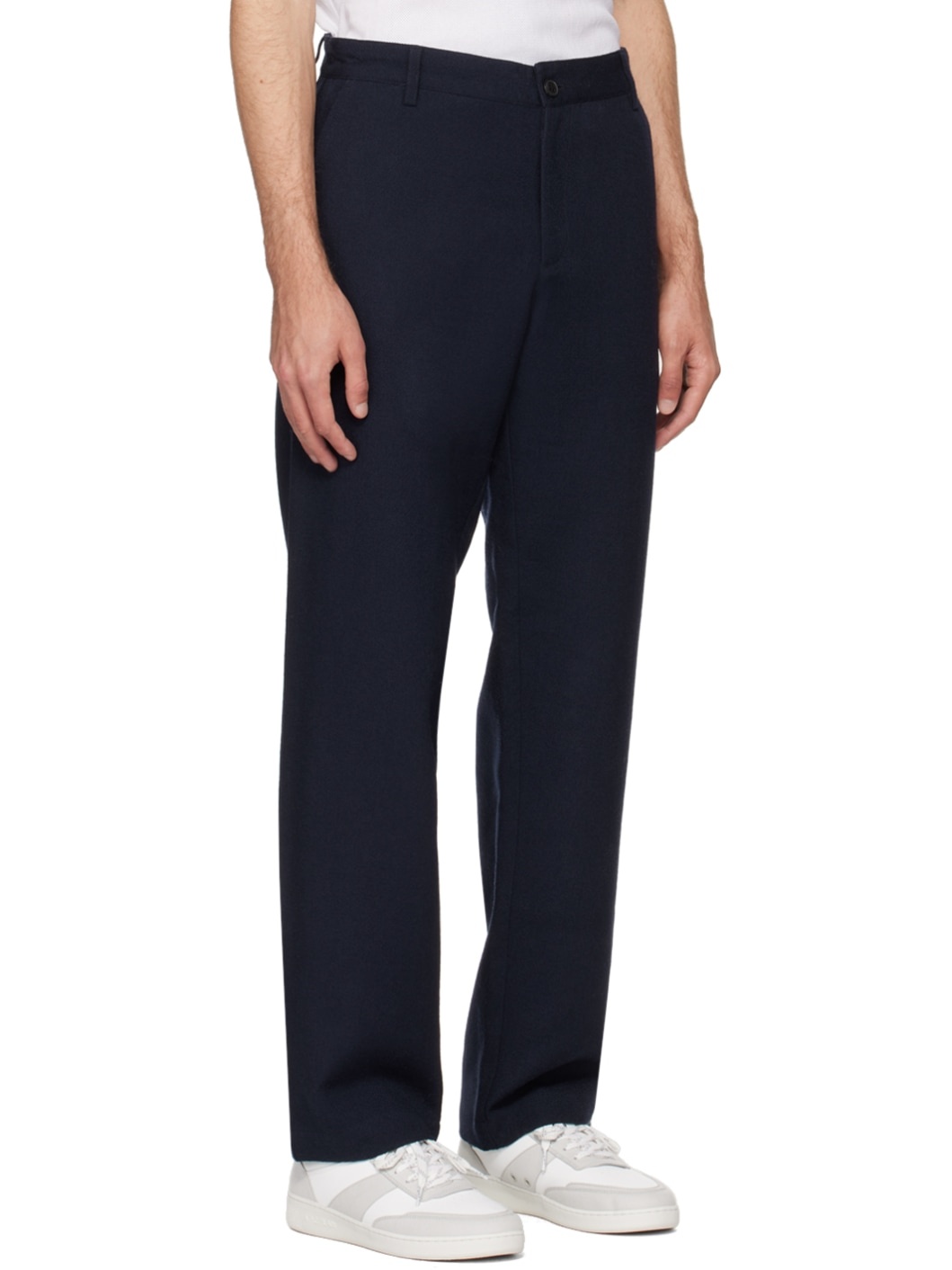 Navy Chore Trousers - 2