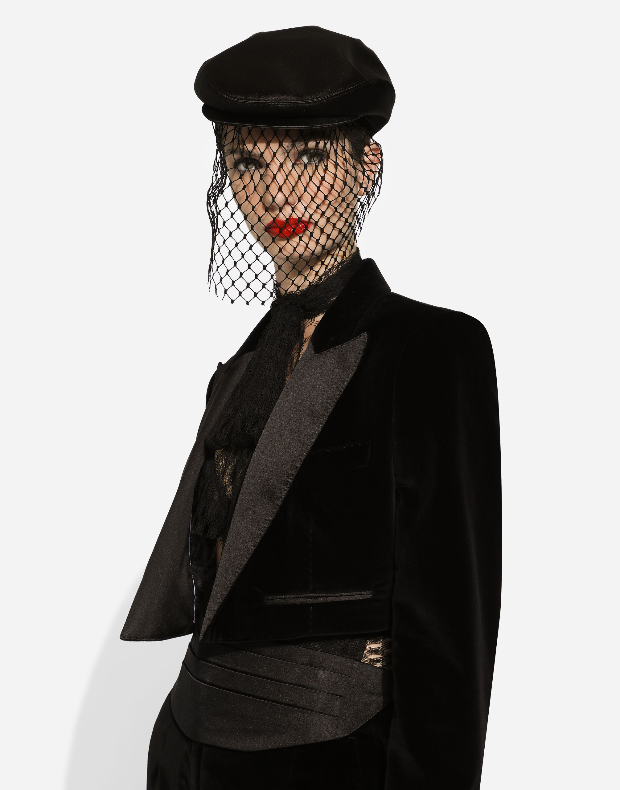 Velvet Spencer tuxedo jacket - 5