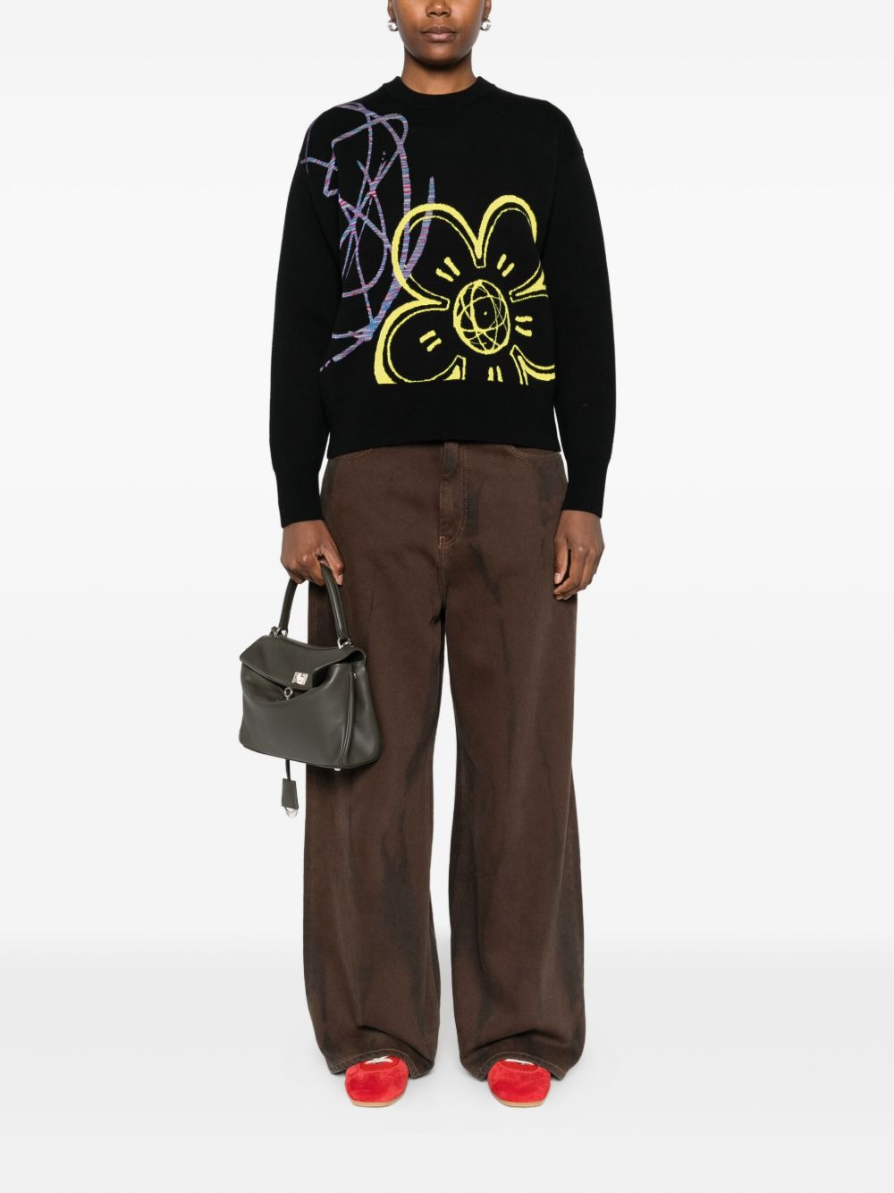 x Futura 2000 flower-print sweater - 2