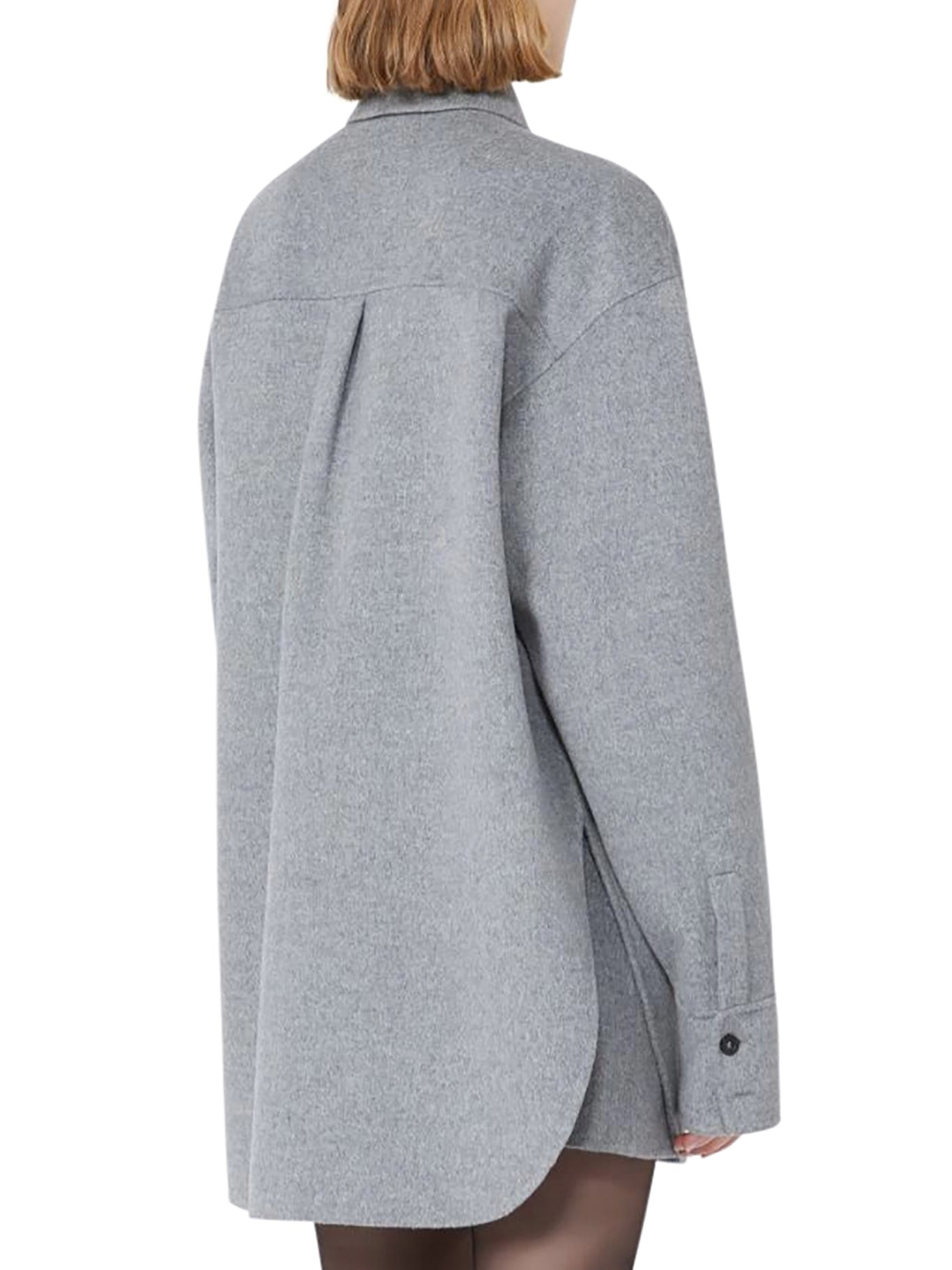 OVERSIZED RIBER WOOL SHIRT - 3
