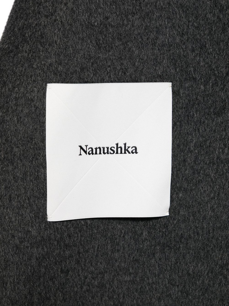 Nanushka blanket wool scarf outlook