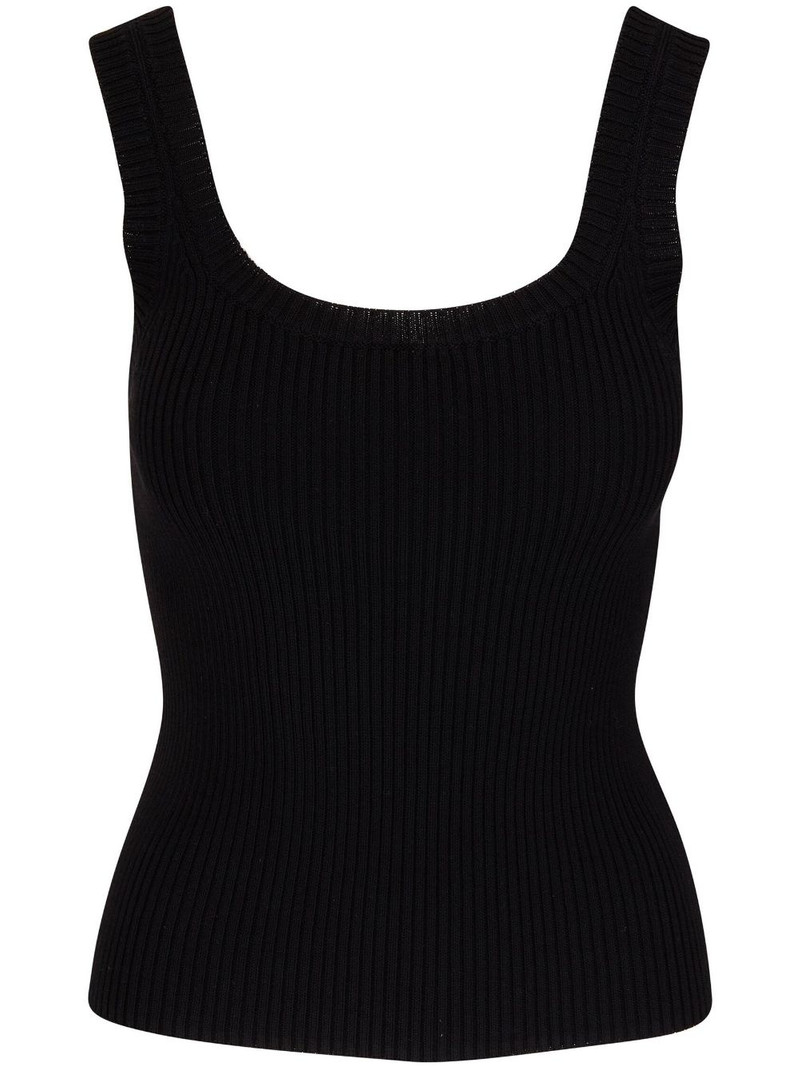 ribbed-knit tank top 1