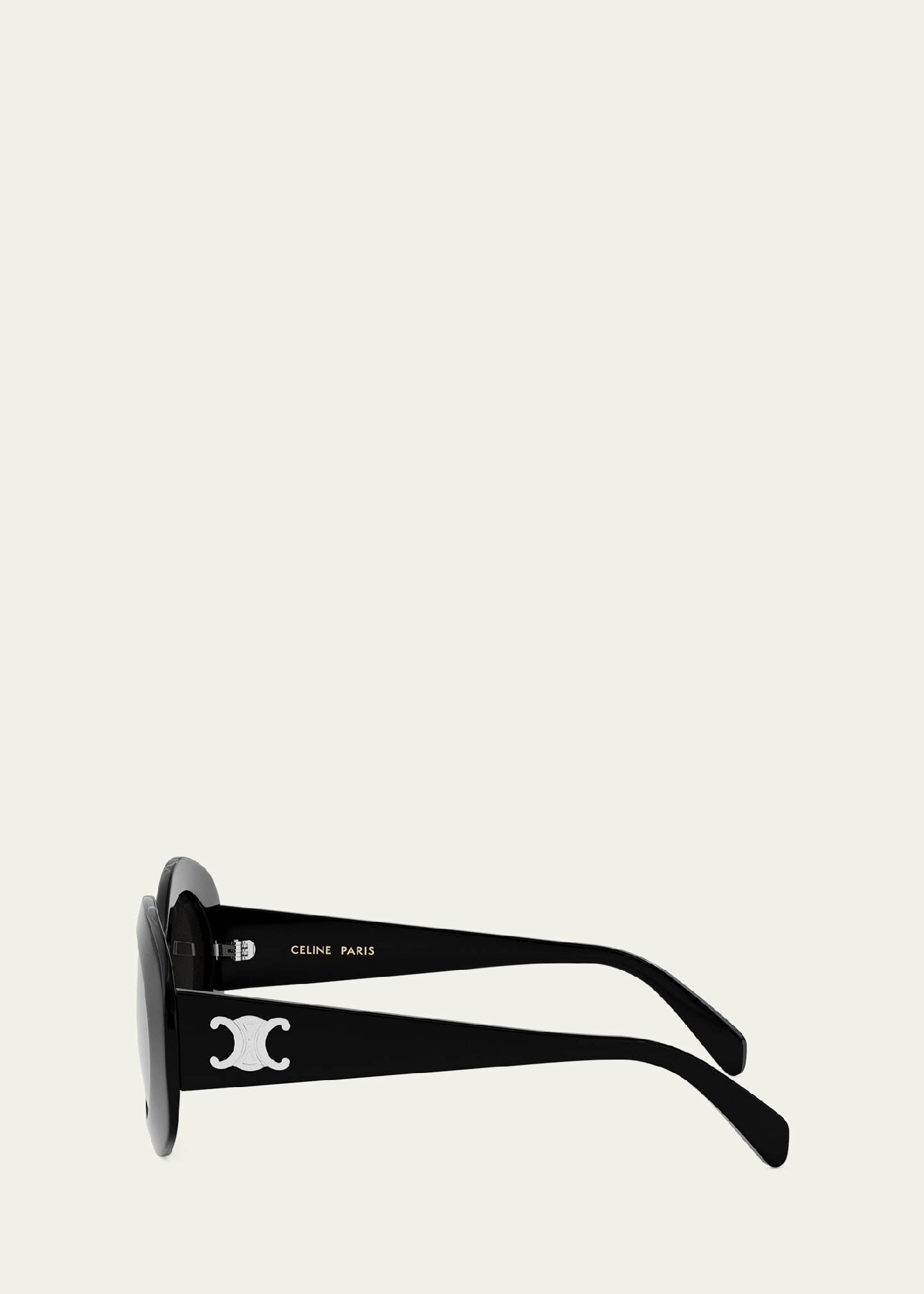 Triomphe Round Acetate Sunglasses - 3