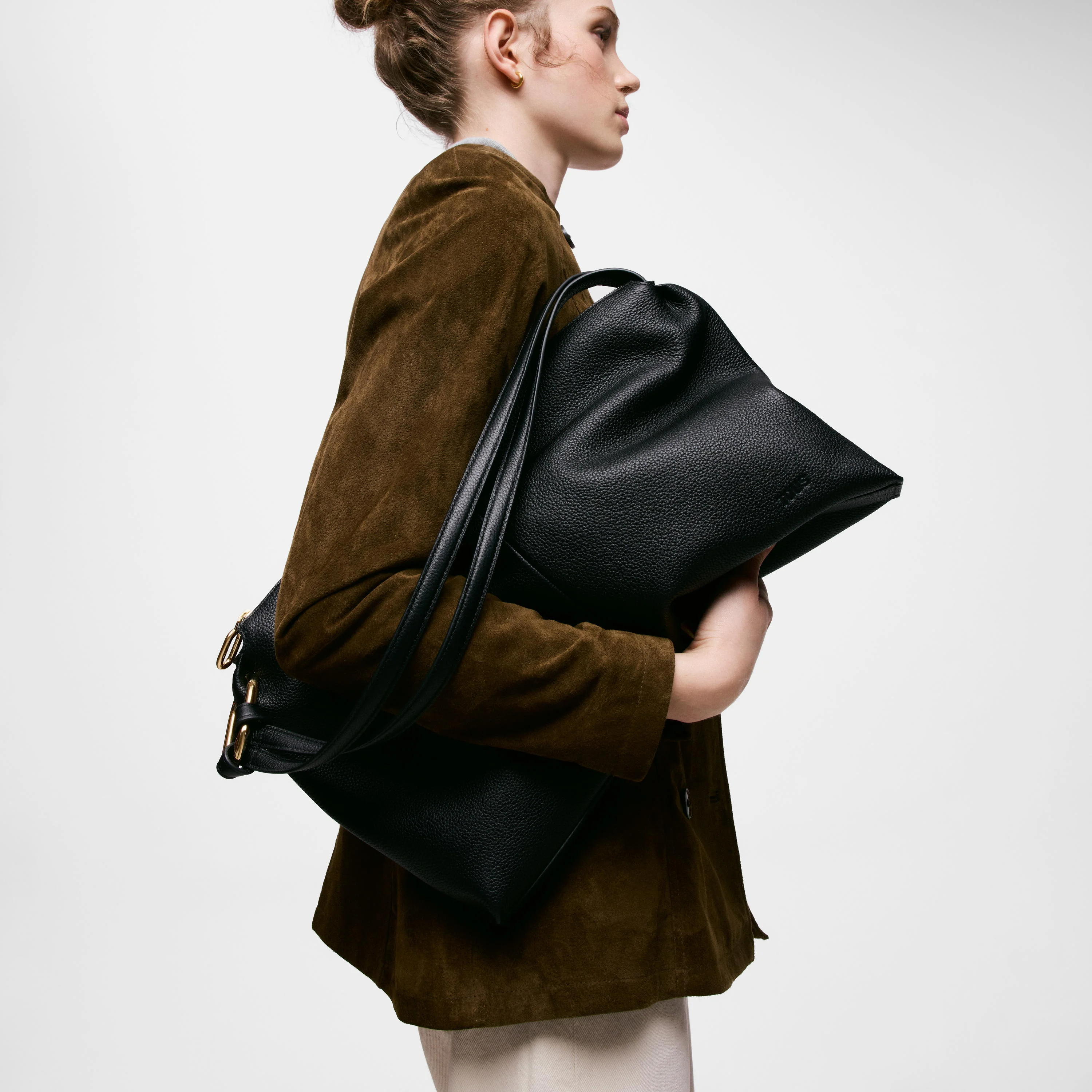 Black Shoulder leather bag TOUS Hold - 1