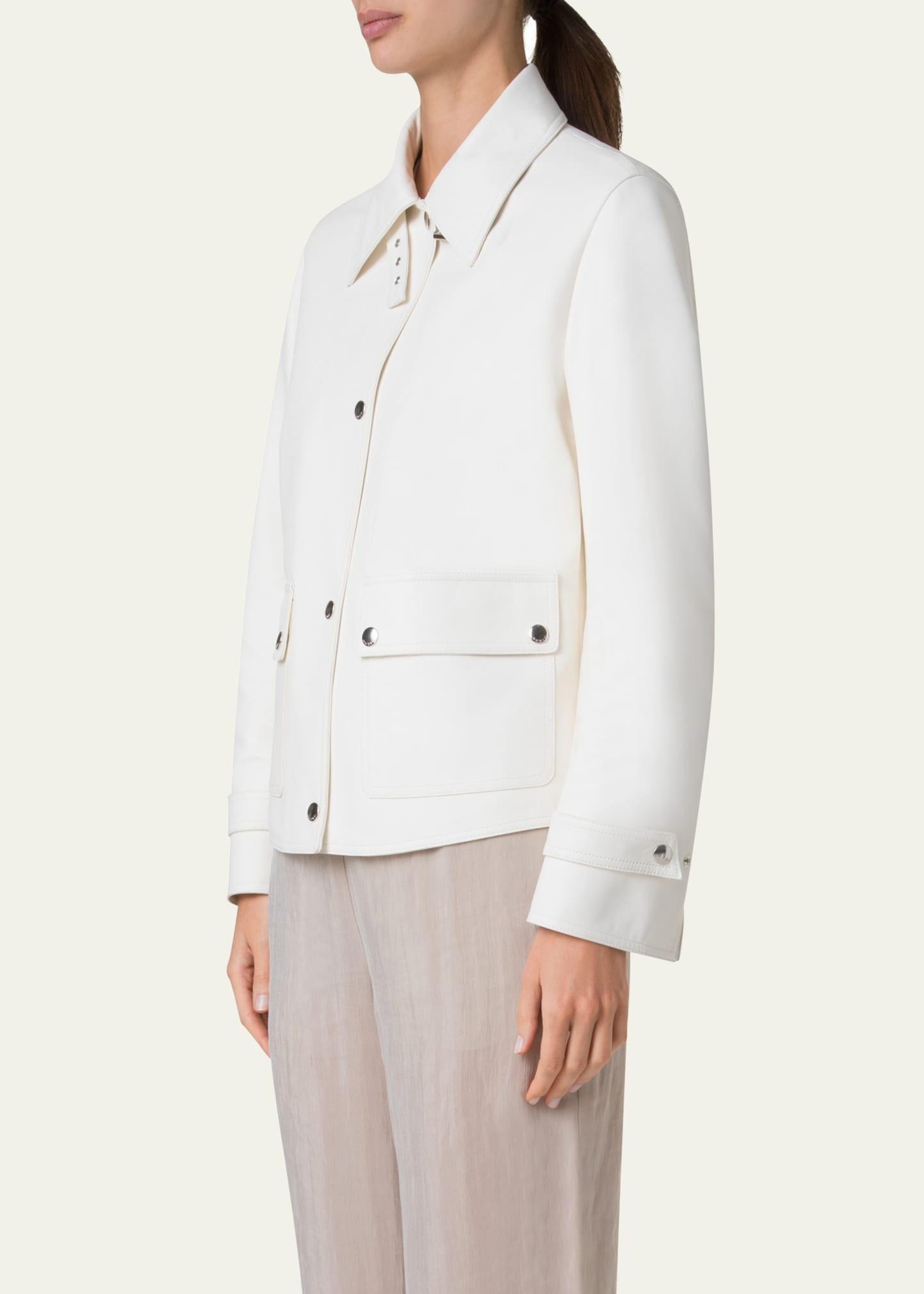 Arthos Short Leather Jacket - 4